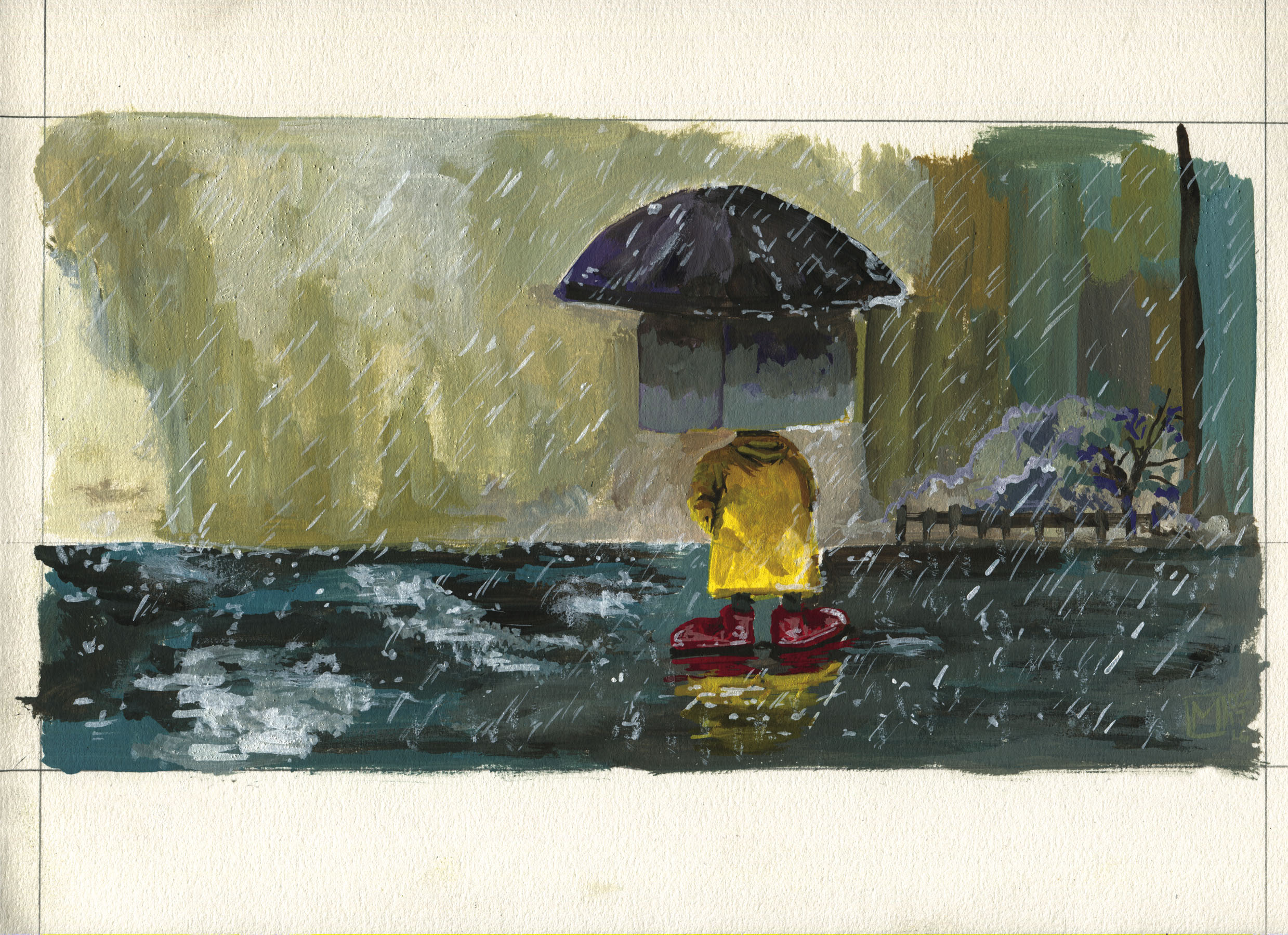 Rain rain, down the drain