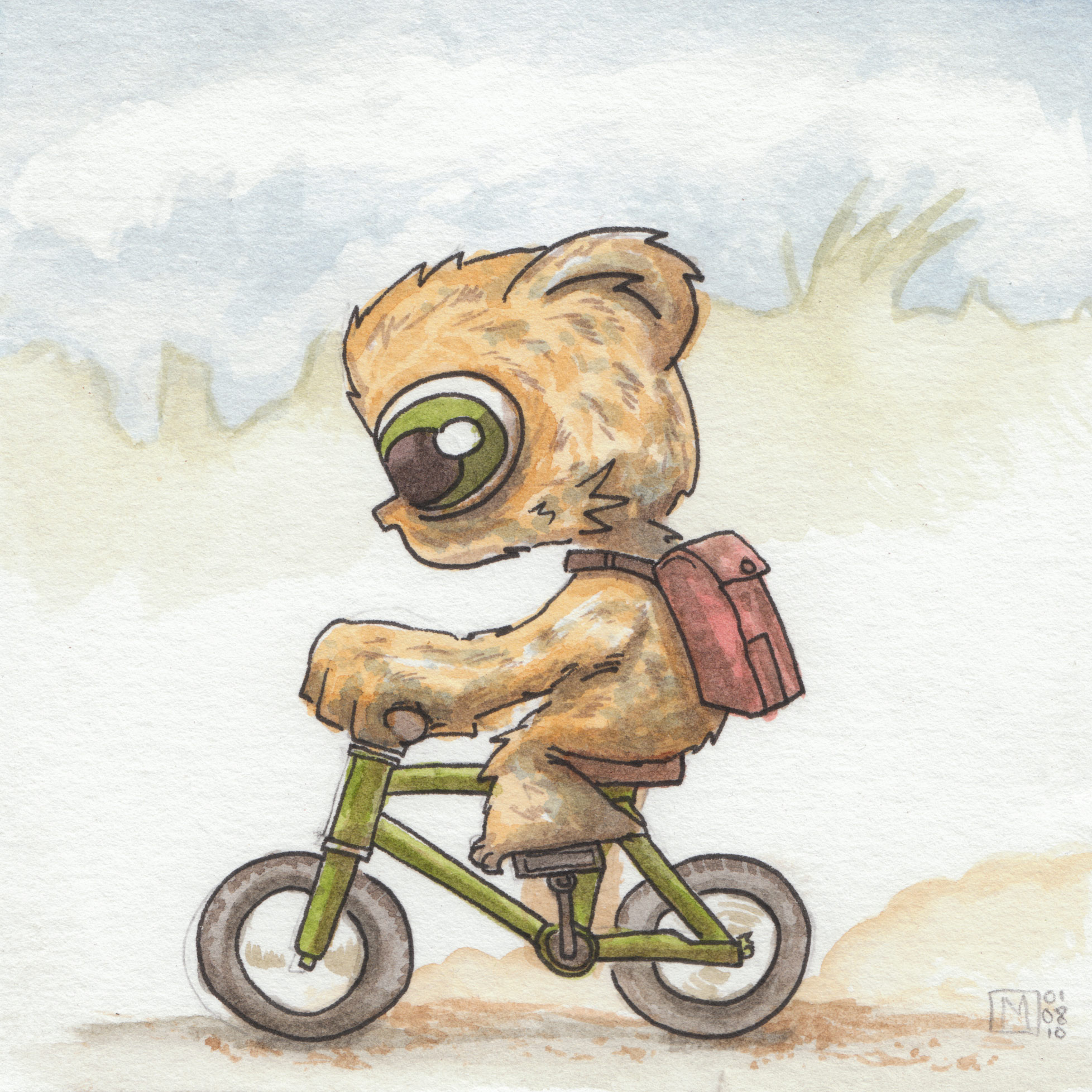 bear_on_bike